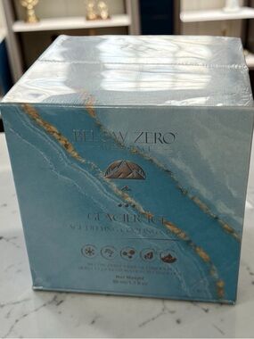 Below Zero Glacier Ice Age Defying Cooling Cream - Blue & Gold Box